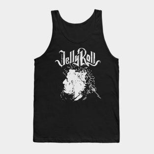 Jelly roll lineart face Tank Top